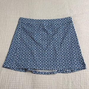 RipSkirt Hawaii Wrap Skirt Quick Dry Length 1 Fun Blue Geometric Print Size M